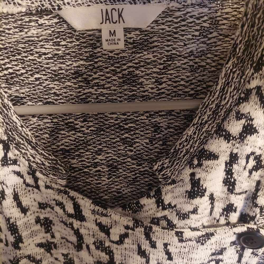 Jack by BB Dakota Monochrome Patterned Cardigan - Picture 3 of 3